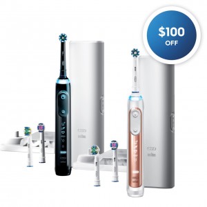 Oral-B Genius 7500 Rechargeable Genius-serien Svarte Rosa Gull | NO_OB80328